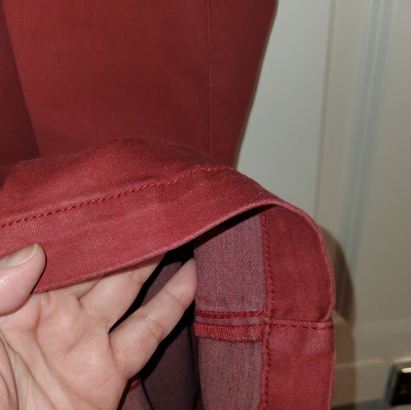 Torrid Red Flare Jeans - Picture 7 of 14